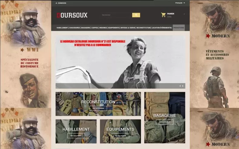 Doursoux · page d'accueil du site réalisé par Kaiman
